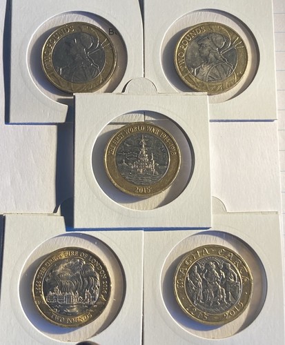 Pound commemorative coins - £2,