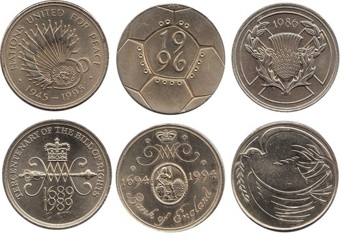 Pound coin two - pound, coins