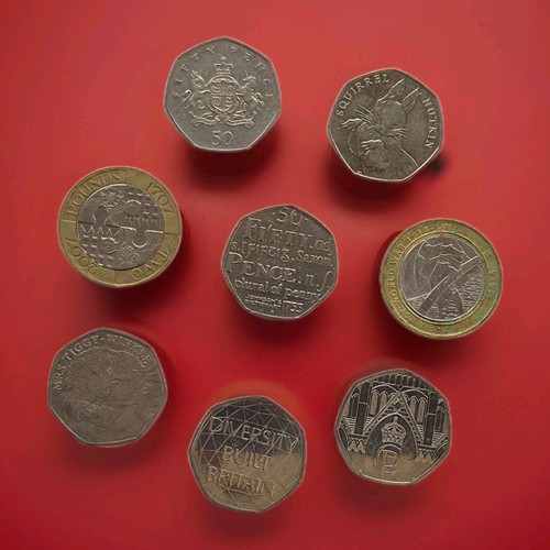 Rare fifty pence pound - pence,, £2,