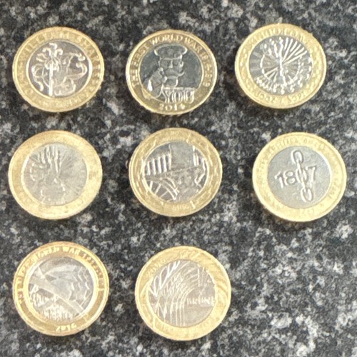 Lot of 8 coins some - £2,,