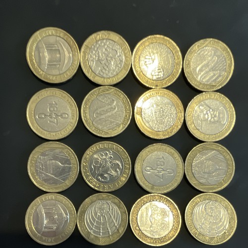 Rare pound coins - coins, bulk