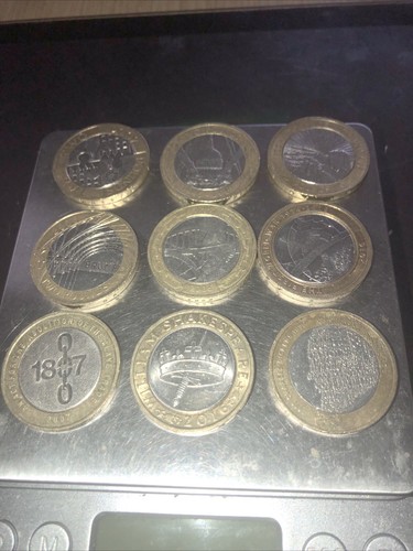 Nine rare two pound - nine,