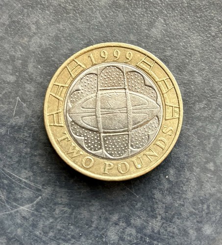 Rare 1999 coin rugby - uk,