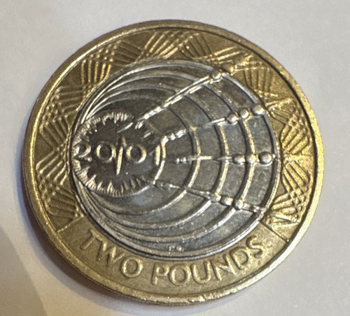 Pound coin 2001 marconi - pound,