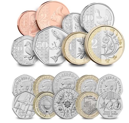 Rare collectible coins all - uk,