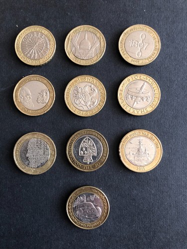 Rare two pound coin uk - two,