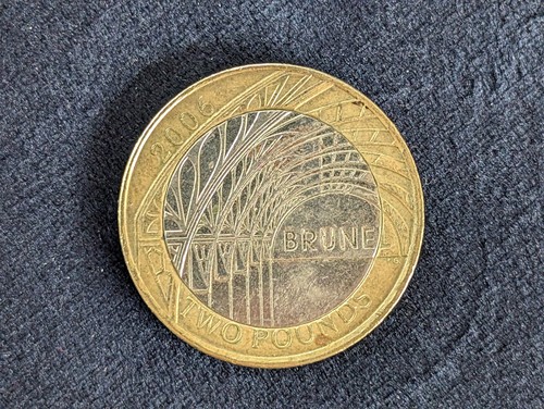 Rare two pounds coin pound - two,
