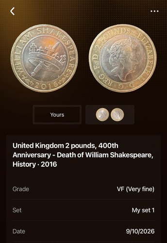 Rare coin commemorating - £2,