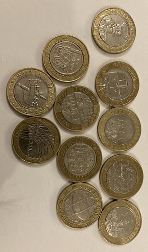 Two pound coins set 11 - pound, of