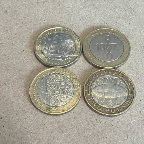 Two pound coin job - coin, lot