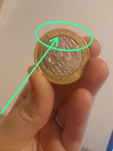 Rare 1707 2007 pound coin - rare,