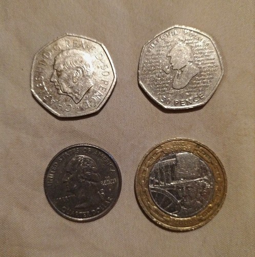 Mixed rare coin - pound,
