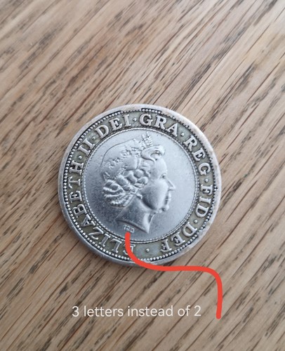 Rare pound coin with - pound,