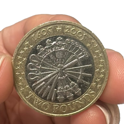 Guy fawkes pound coin - guy,